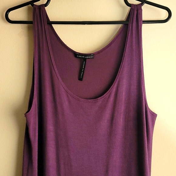 Sarah Pacini Modal Knee-Length Tunic Size 2 - Picture 5 of 7